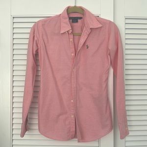 Ralph Lauren pink Slim Fit button down shirt